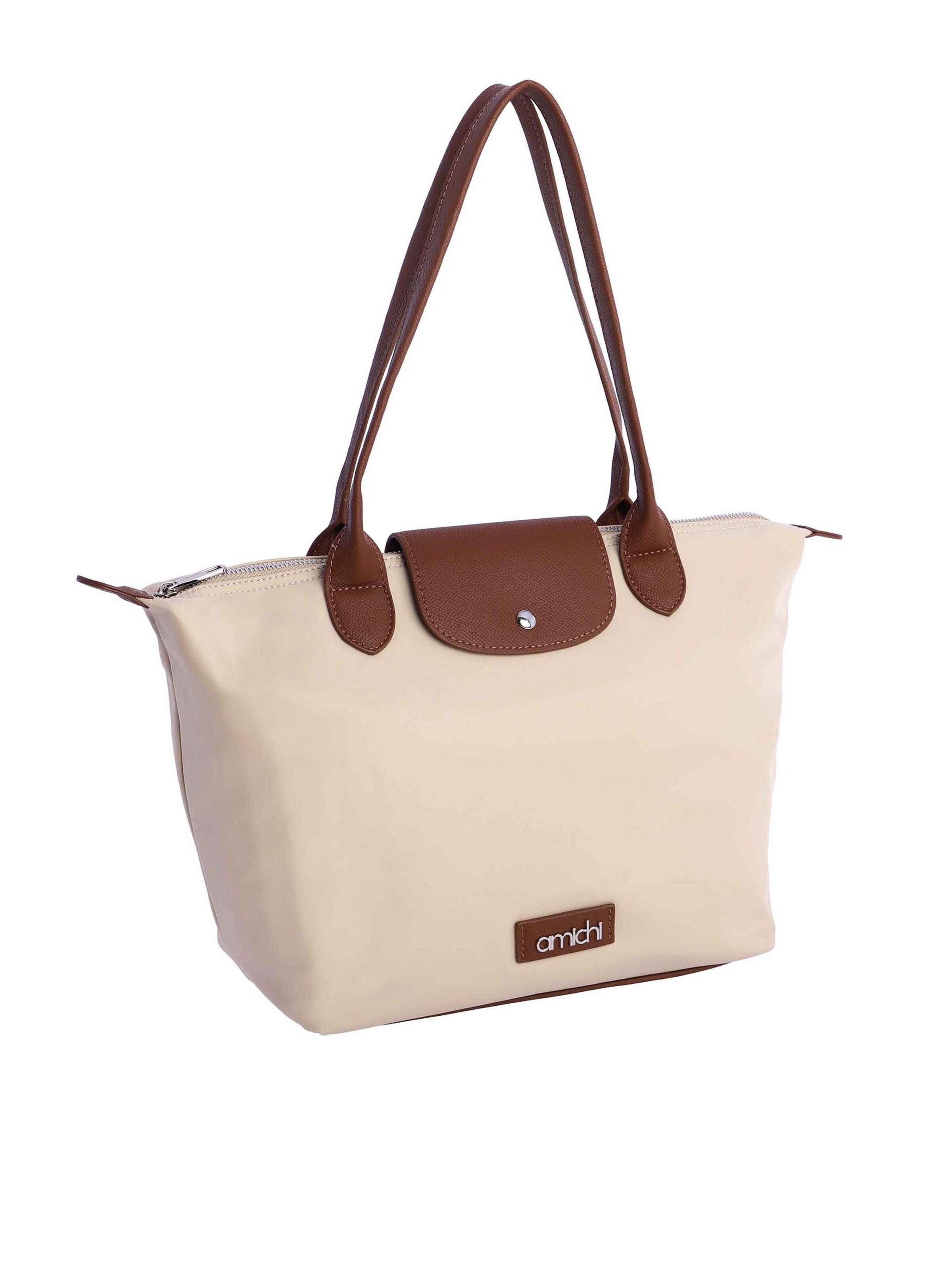 Amichi - Bolso de hombro 'Cerdeña' en beige