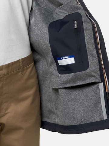 K-Way Tussenjas 'K-WAY TOMMY BONDED JERSEY GIUBBINO' in Blauw