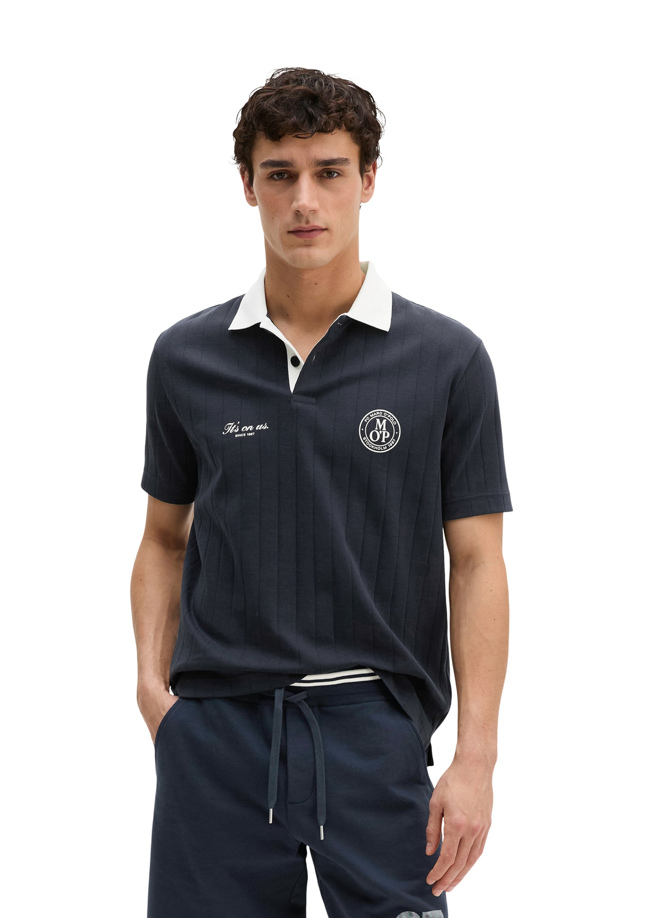 Marc O'Polo Trikot 'Club '67' in Blau: Vorderseite
