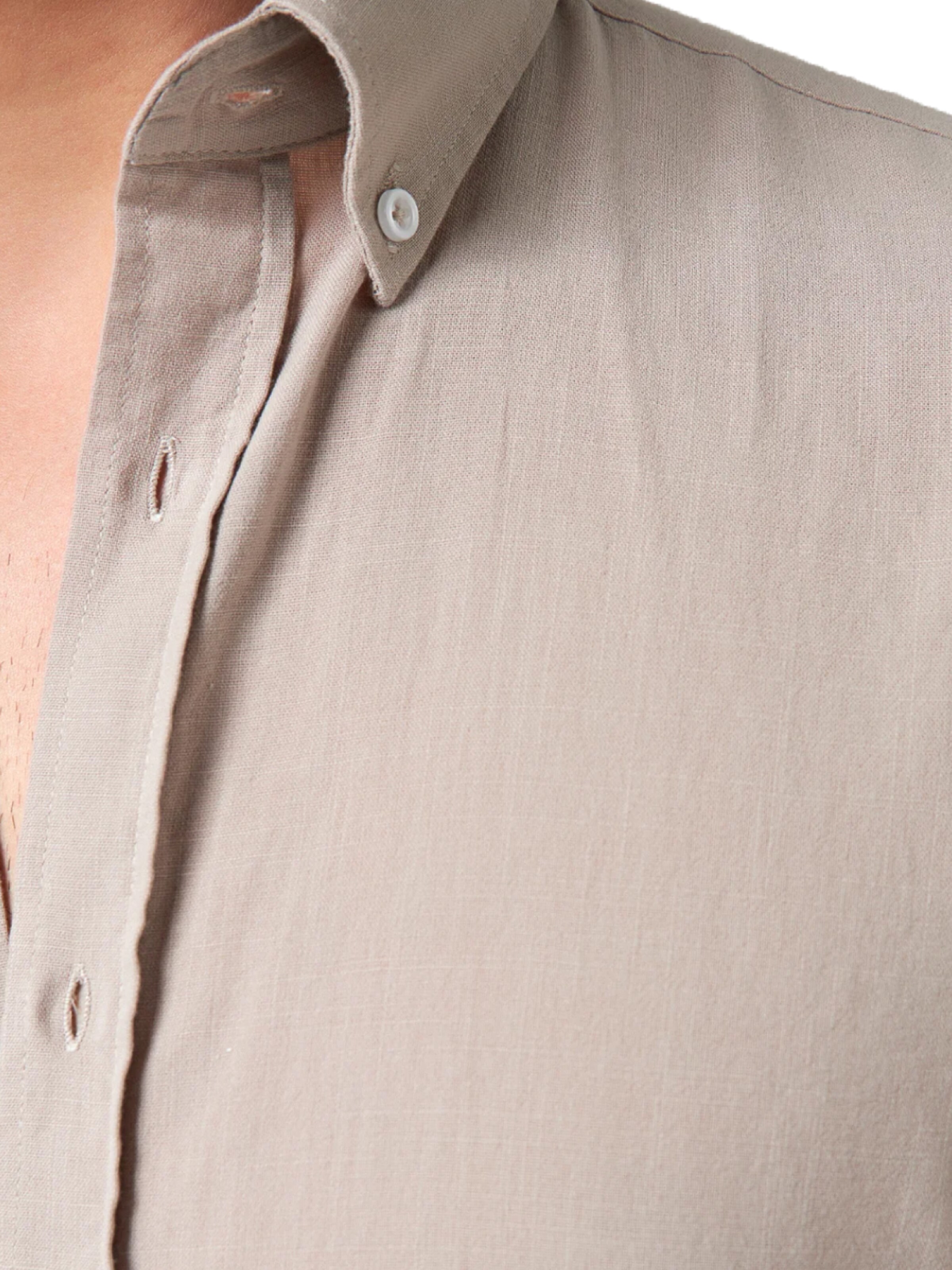 D’S Damat Regular fit Overhemd in Beige