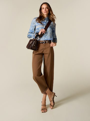 Loosefit Pantalon oltre en marron
