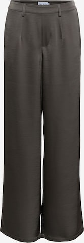 OBJECT Pleat-front trousers 'OBJChilli' in Grey: front