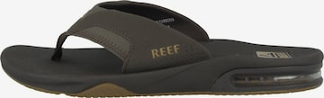 REEF Beach & Pool Shoes 'Fanning' in Brown