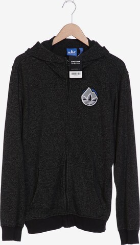 ADIDAS ORIGINALS Sweatshirt & Zip-Up Hoodie in M in Grey: front