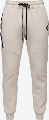Ombre Regular Broek in Beige: voorkant