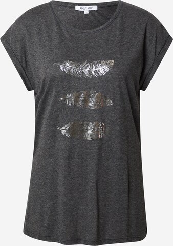 ABOUT YOU Shirt 'Antoinetta' in Grey: front