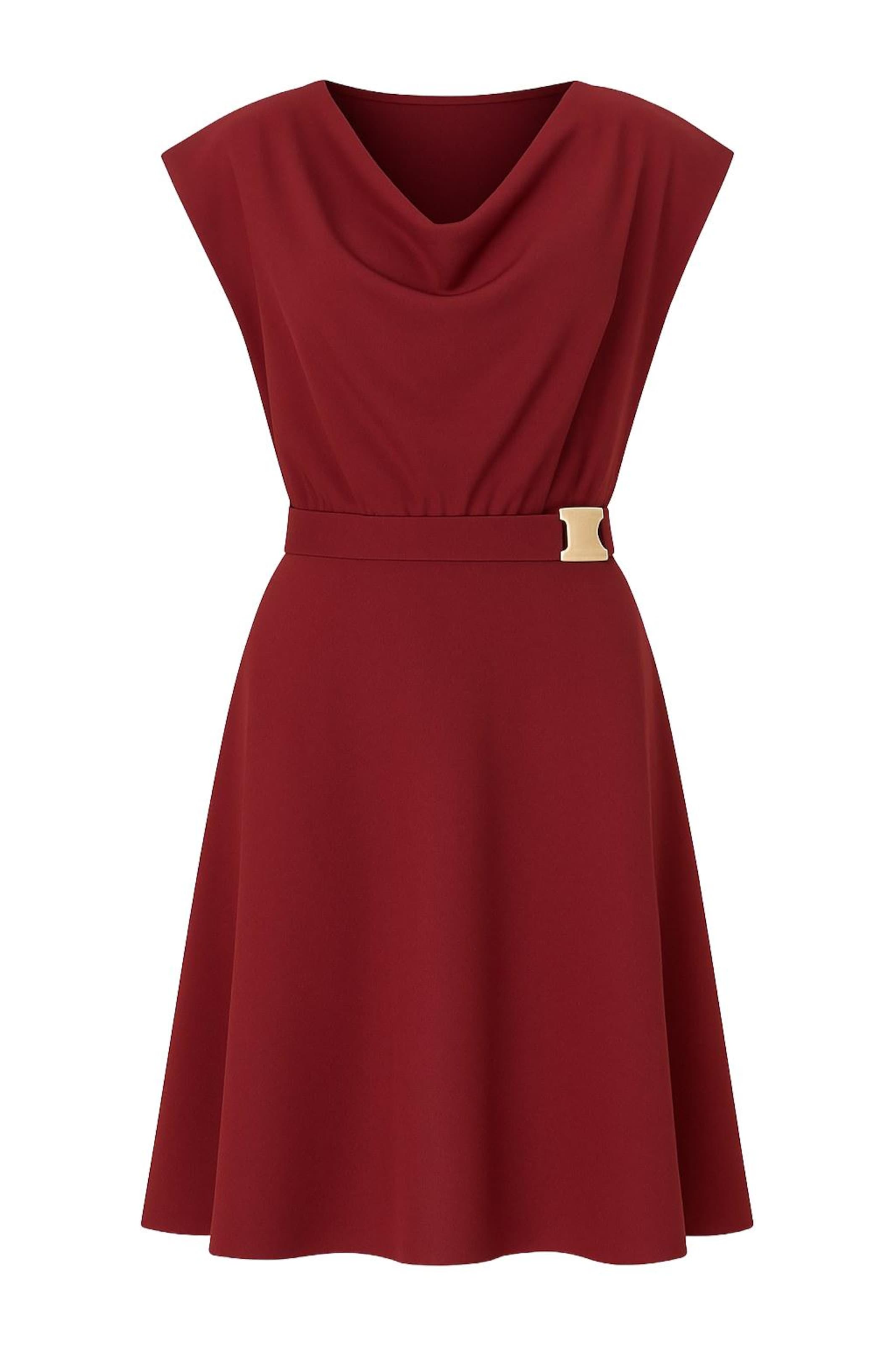 WOMAN VISION Jurk in Rood: voorkant