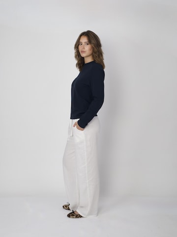Maglietta 'Cotton Piqué Long Sleeve Shirt' di SHAMBLES in blu
