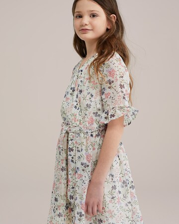 WE Fashion Obleka | bela barva