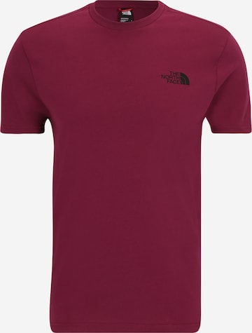 Coupe regular T-Shirt 'Simple Dome' THE NORTH FACE en violet : devant