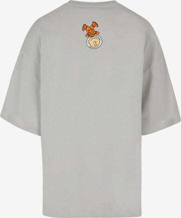 Merchcode T-Shirt 'Peanuts - Charlie' in Grau