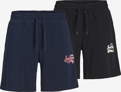 Pantaloni JACK & JONES pe albastru marin / roșu / negru / alb, Vizualizare produs