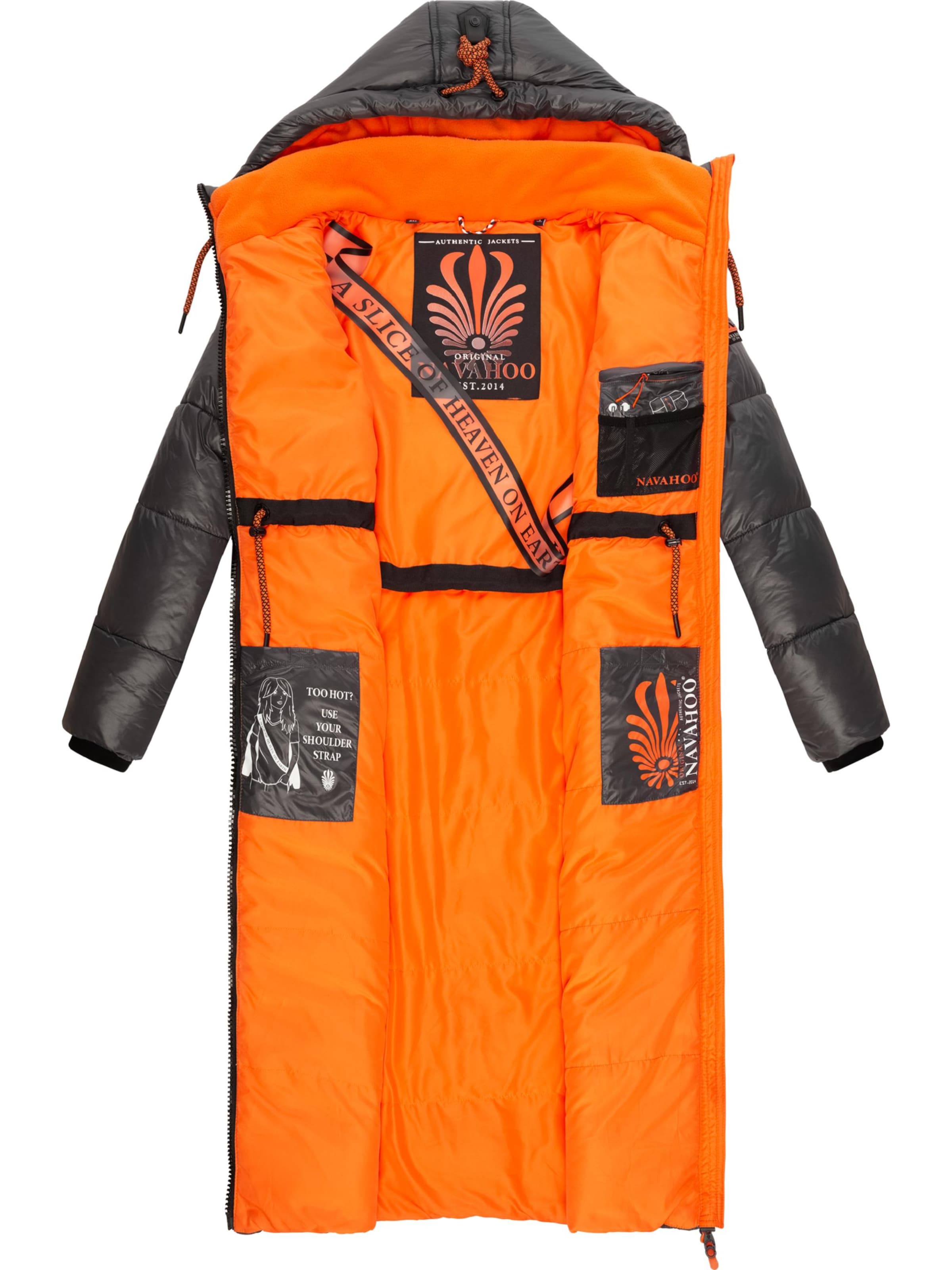 Manteau d’hiver 'Schmuseengel' NAVAHOO en gris