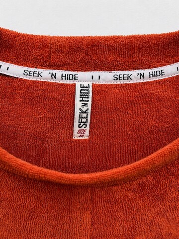 Seek 'n Hide Shirt 'Oversized Towel Tee' in Orange