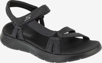 Sandales 'Go Walk Flex' SKECHERS en noir : devant