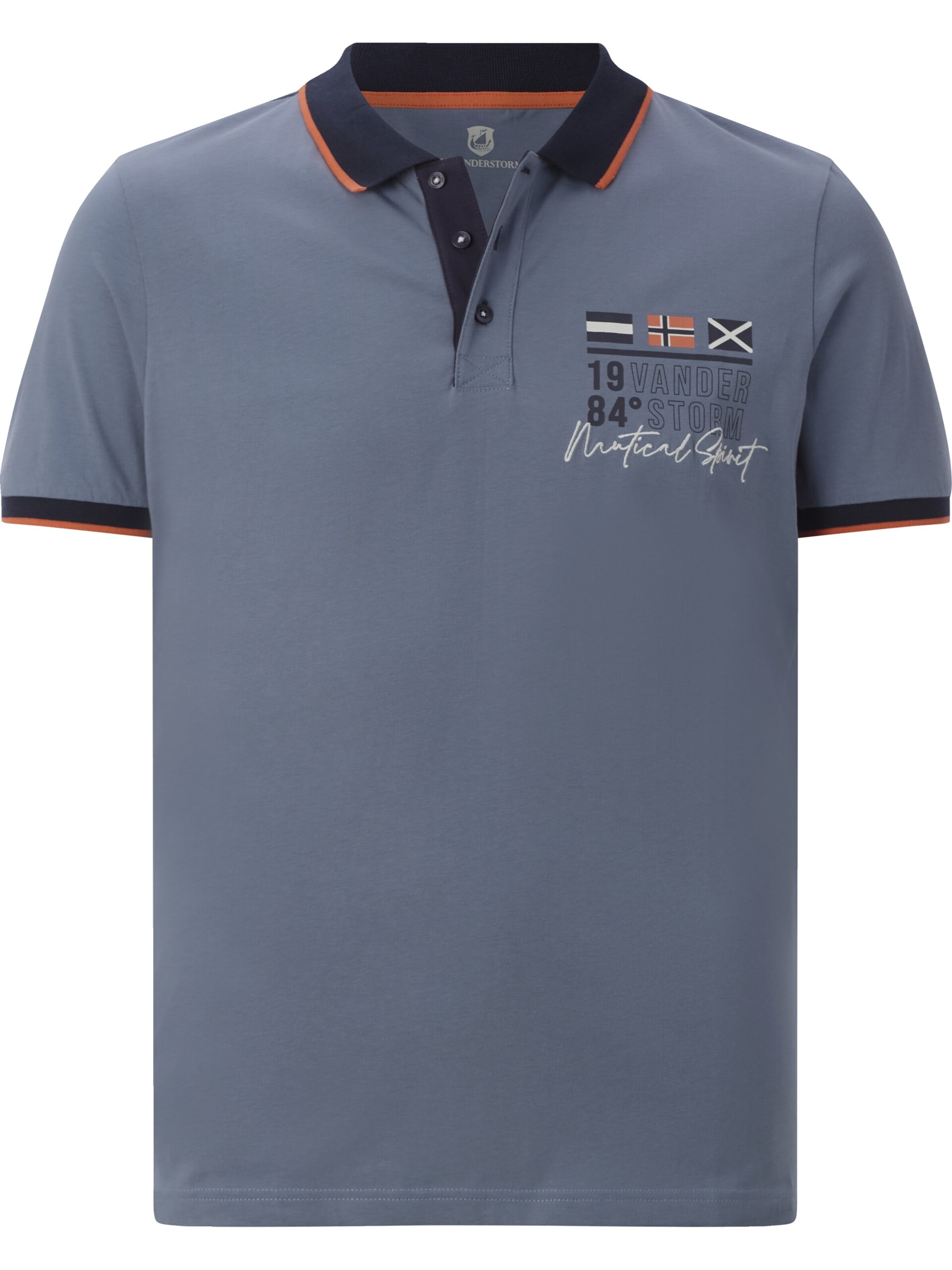 Jan Vanderstorm Shirt 'Morklund' in Blau