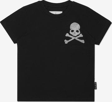 Philipp Plein Shirt 'Skull' in Zwart: voorkant