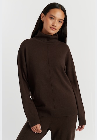 Chinti & Parker Pullover 'Basics' i brun: forside