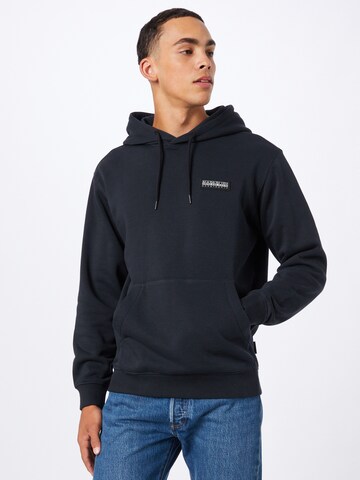 NAPAPIJRI Sweatshirt in Zwart: voorkant