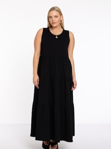 YOEK Kleid in Schwarz: Vorderseite
