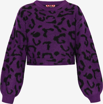 myMo ROCKS Trui in Lila: voorkant