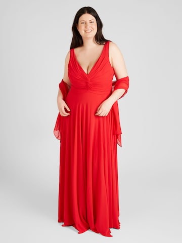 My Mascara Curves - Vestido de noche en rojo