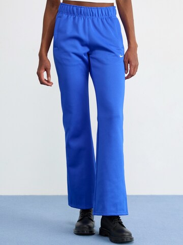 Nike Sportswear Flared Trousers in Blue: front