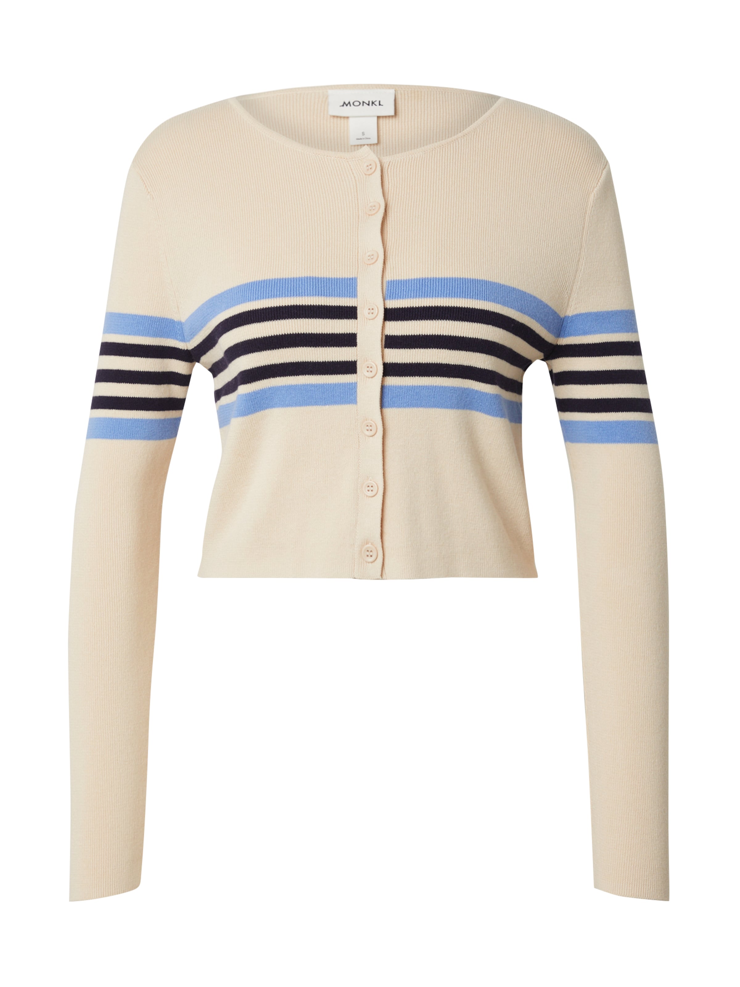 Monki Strickjacke in Beige: Vorderseite