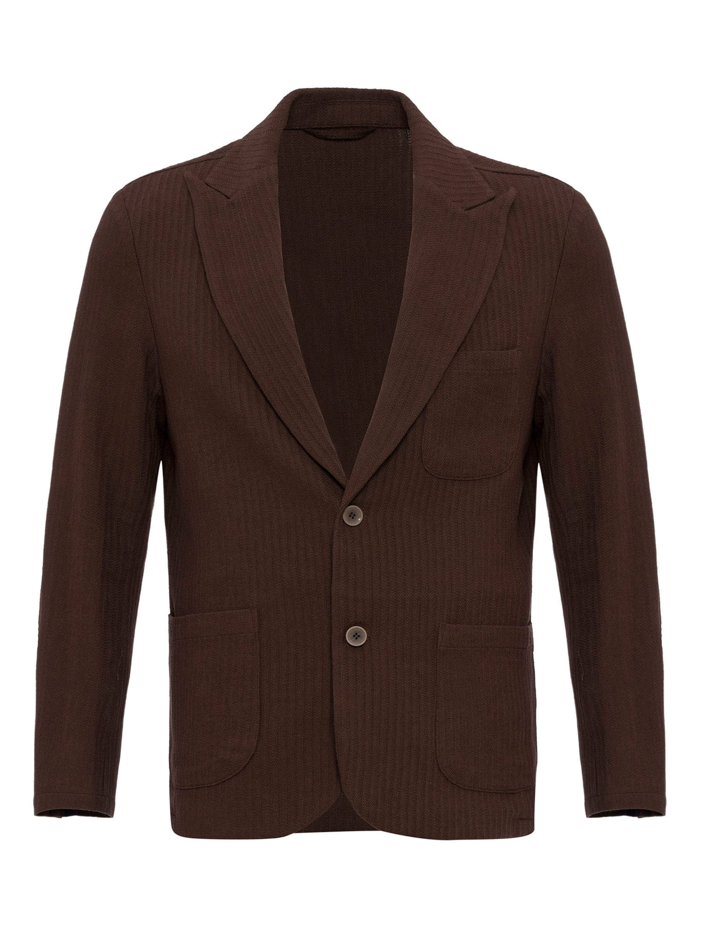 Regular fit Sacou de la Antioch pe maro: față