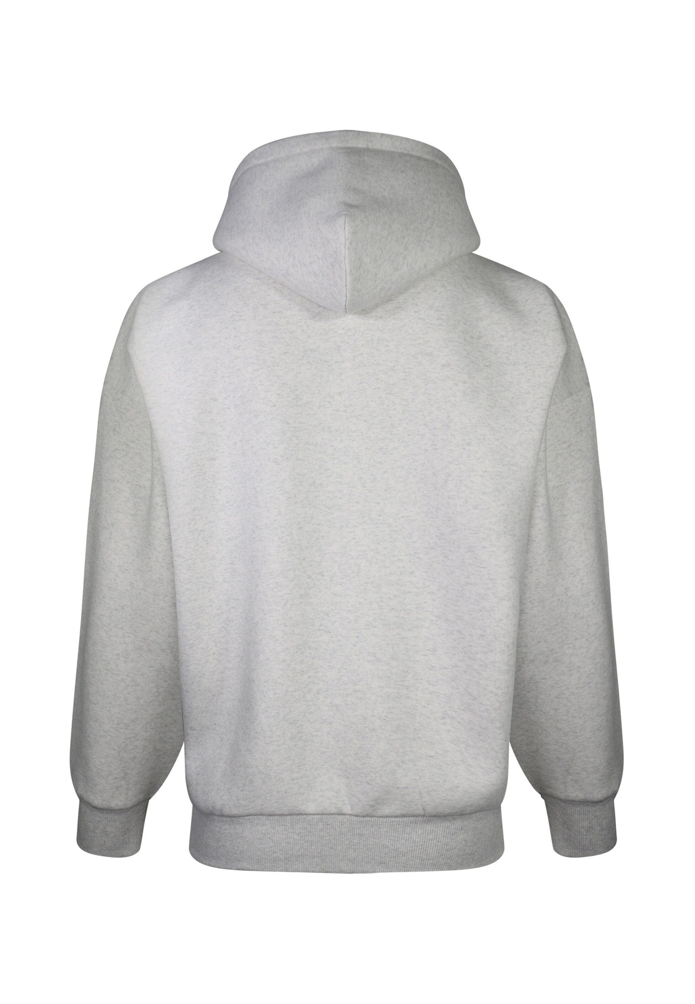 SikSilk Zip-Up Hoodie 'Essentials' in Grey