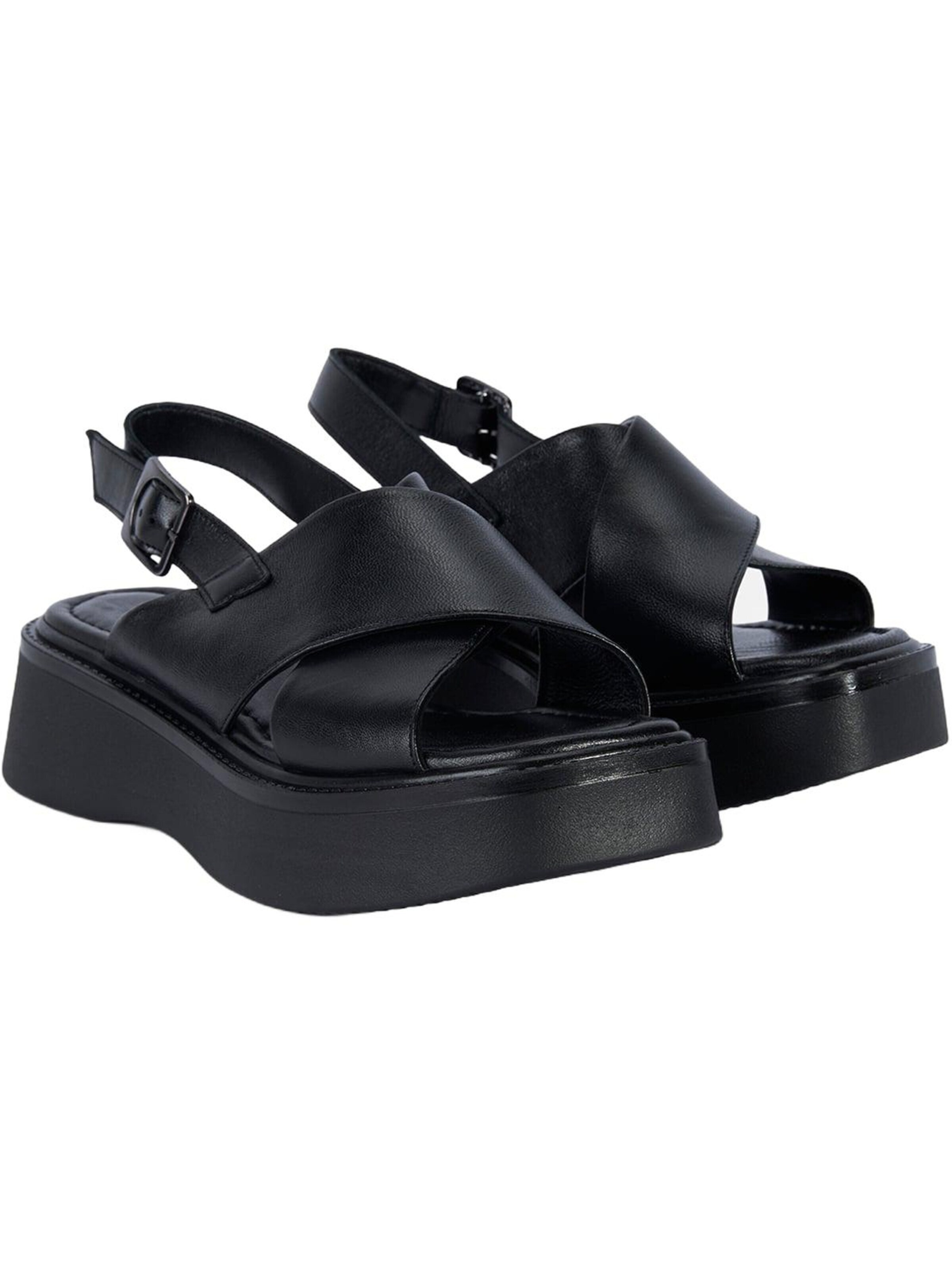 Desa - Sandalias con hebilla 'Keilsandalen' en negro