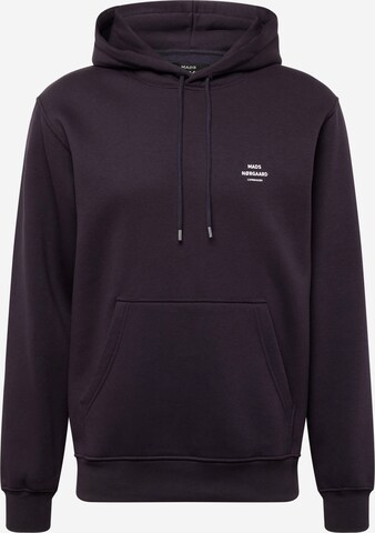 Sweat-shirt MADS NORGAARD COPENHAGEN en noir : devant