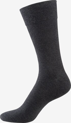 Chaussettes 'Komfort' Nur Der en gris : devant