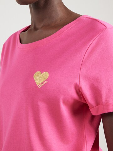 ONLY - Camisa 'ONLKITA' em rosa