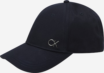 Cappello da baseball di Calvin Klein in blu: frontale