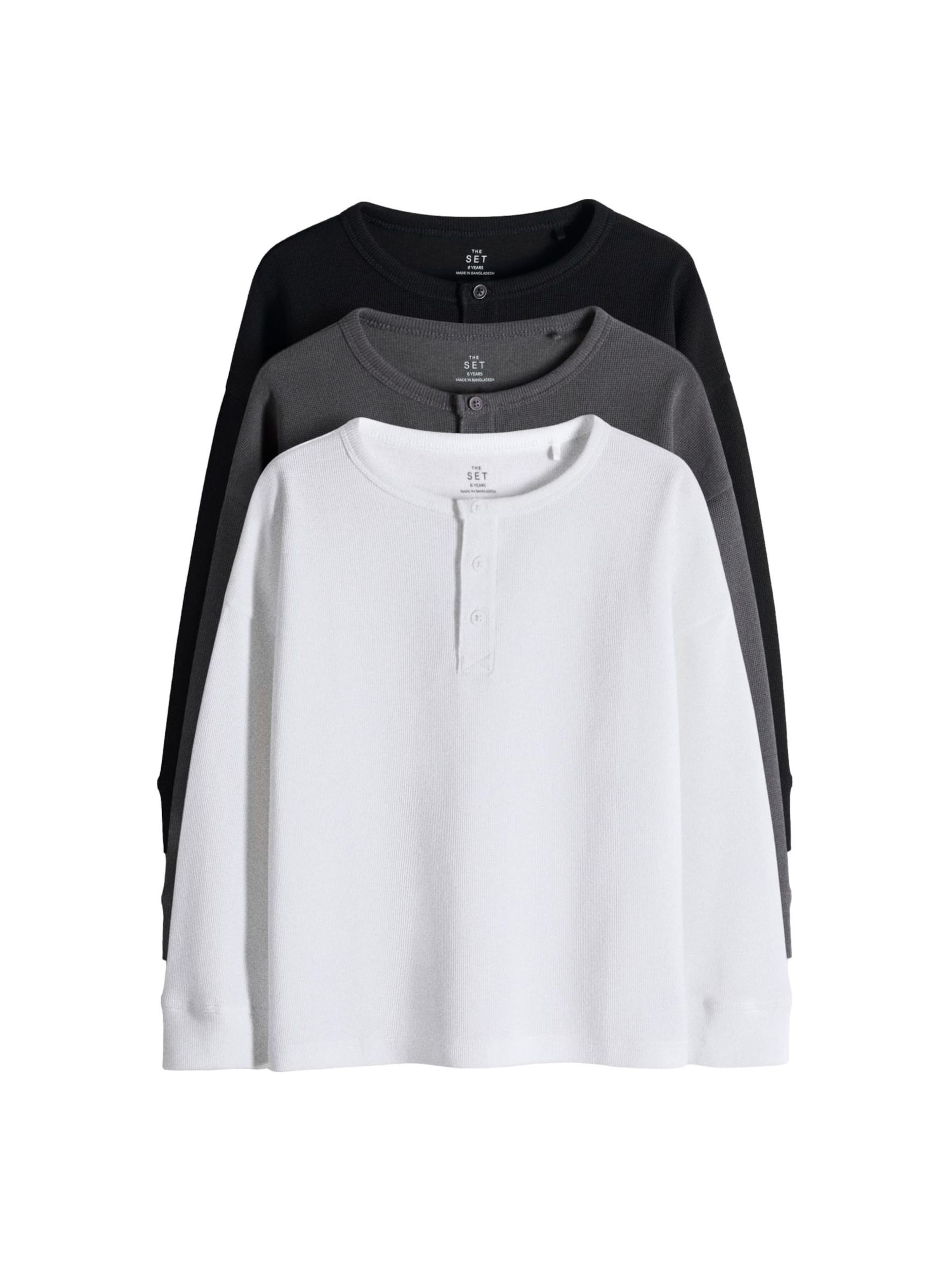 The Set Shirts i grå: forside