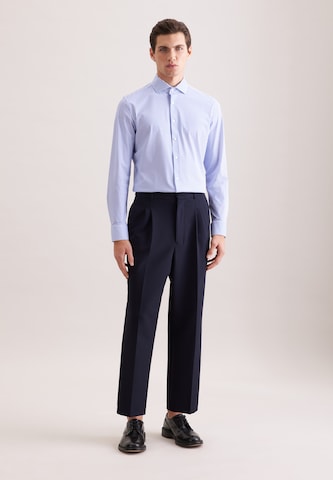 SEIDENSTICKER Slim fit Zakelijk overhemd 'Smart Performance' in Blauw