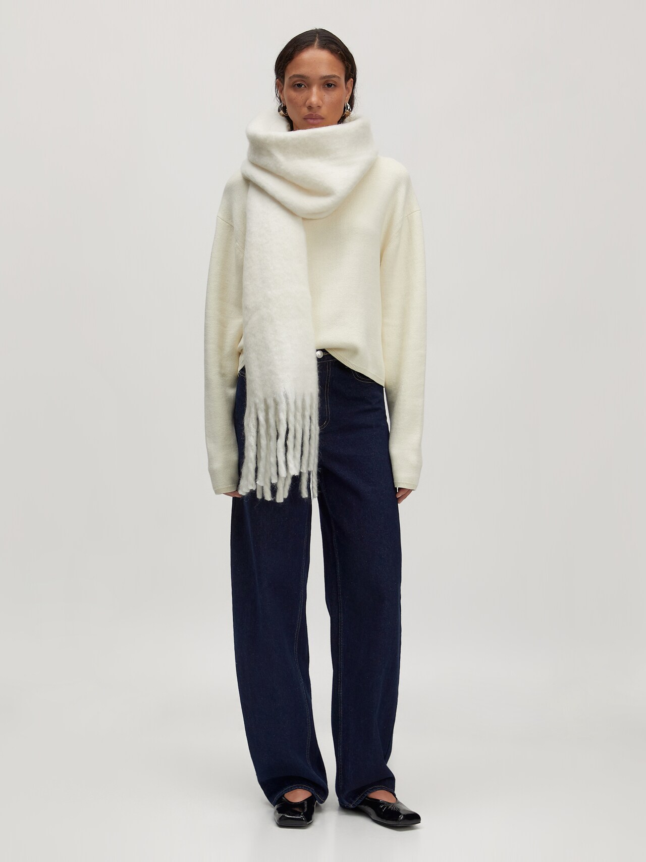 EDITED Produits Pull-over 'Alexandra' blanc