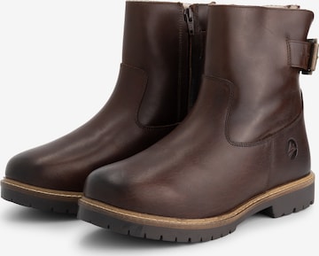Travelin Boots 'Tingvoll' i brun: forside