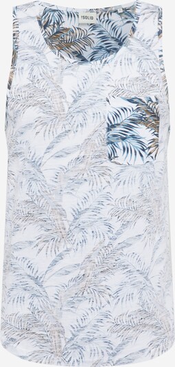 !Solid Shirt 'Sigurd' in Blue / Brown / White, Item view
