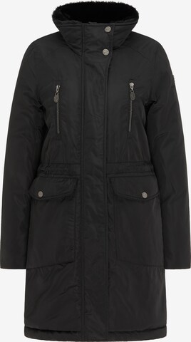 DreiMaster Klassik Winter Parka in Black: front