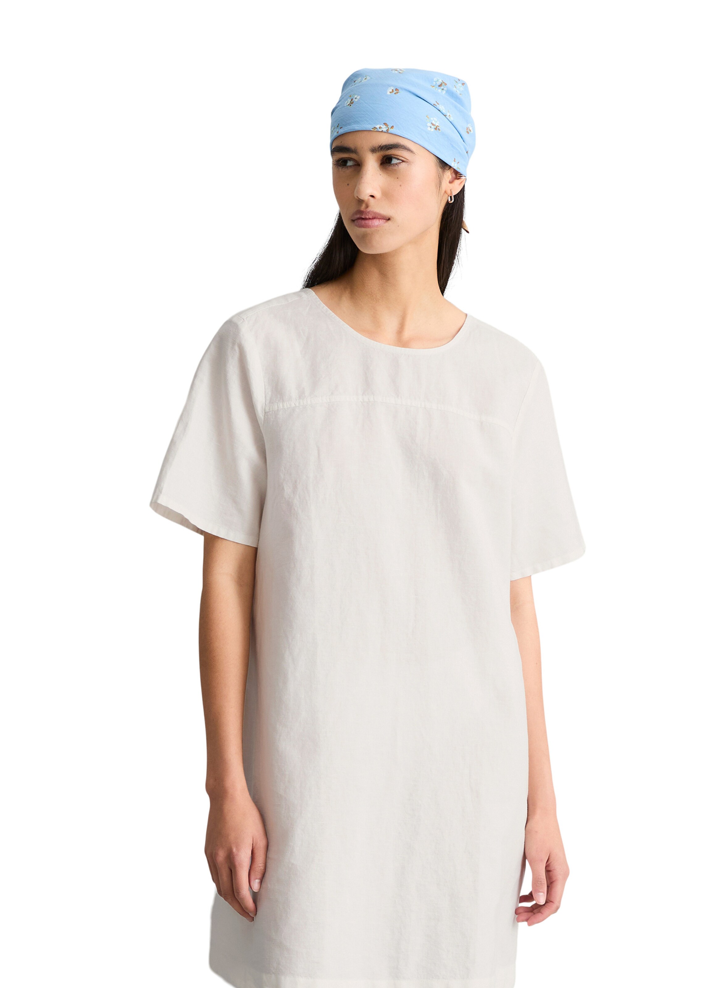 Marc O'Polo DENIM Jurk in Wit: voorkant