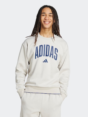 ADIDAS SPORTSWEAR Αθλητική μπλούζα φούτερ σε μπεζ: μπροστά