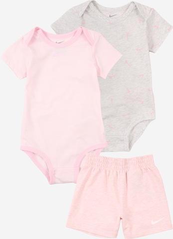 Nike Sportswear Set 'SWOOSHFETTI' - Sivá: predná strana