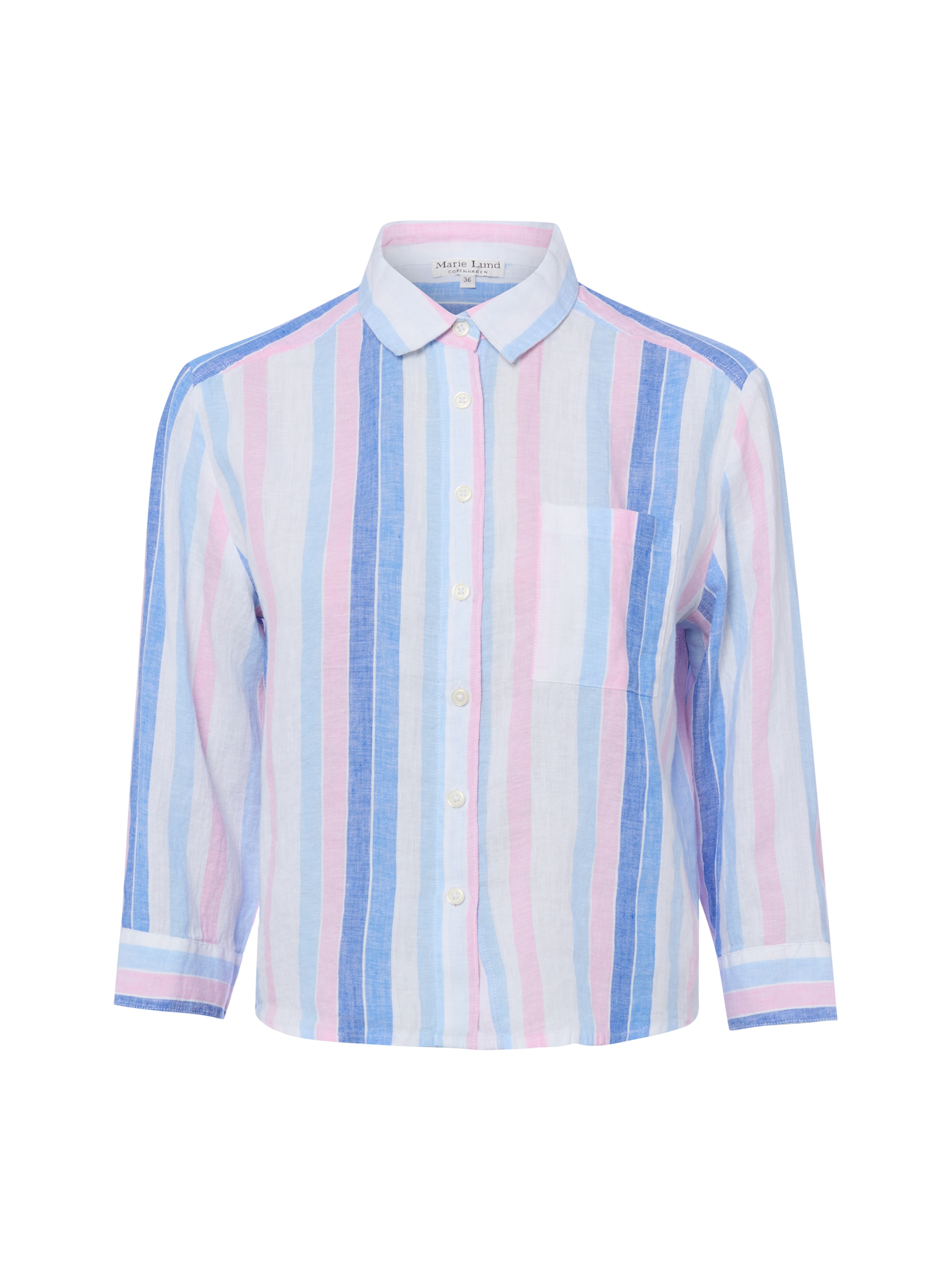 Chemisier ' Liane ' Marie Lund en bleu : devant