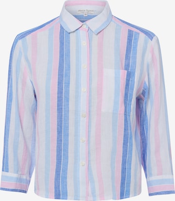 Chemisier ' Liane ' Marie Lund en bleu : devant