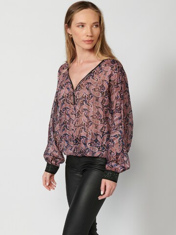 KOROSHI Blouse in Zwart