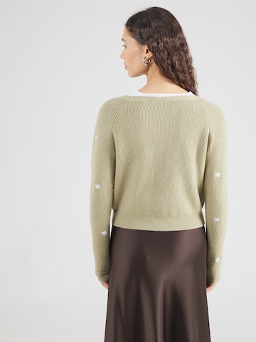 ABOUT YOU Pletena jopa 'Lana' | zelena barva