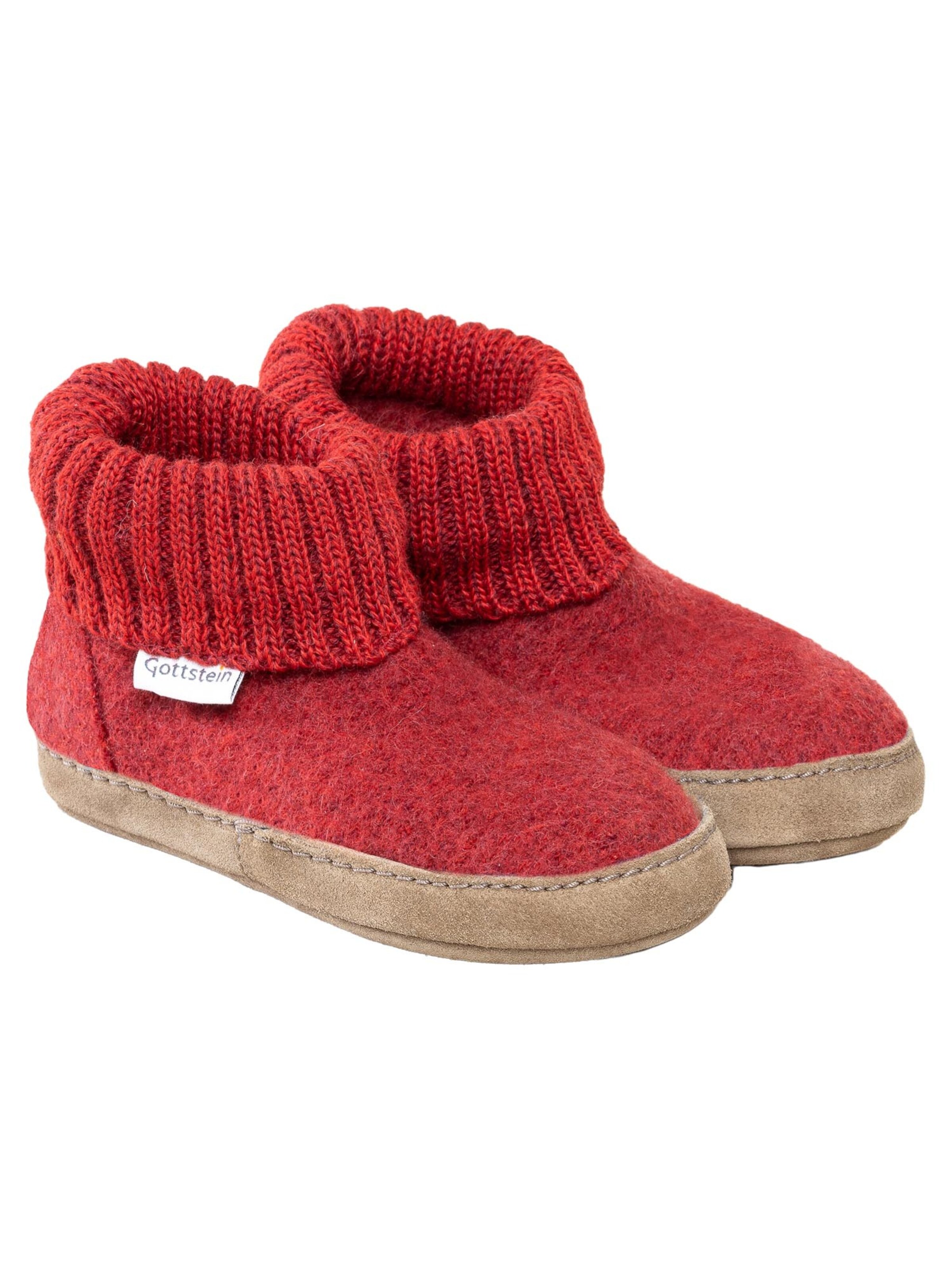 Gottstein Hausschuh 'Alpine Boot LE'‌‌ in Rot