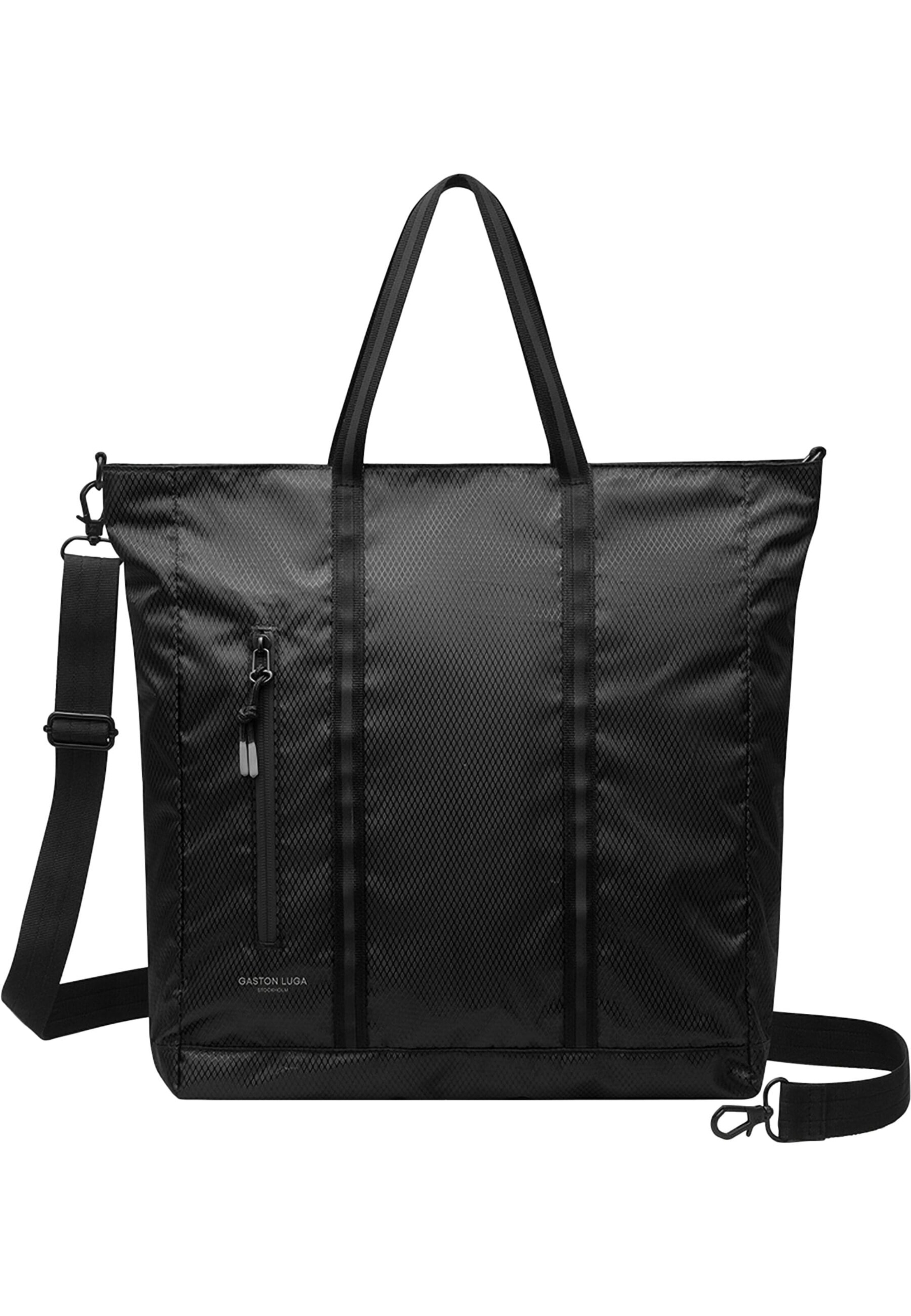 Gaston Luga Shopper in Black: front